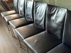 Bert de Plantagie stoelen, Huis en Inrichting, Stoelen, Ophalen, Gebruikt, Bruin, Leer