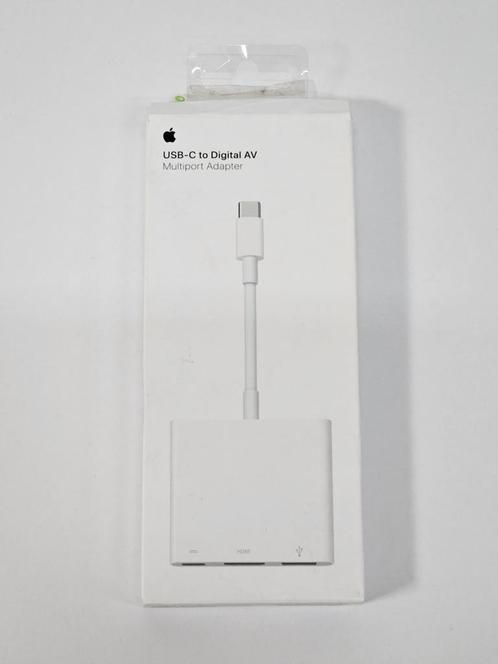 Apple USB-C naar USB & Digital AV / HDMI Adapter Wit, Computers en Software, Pc- en Netwerkkabels, Zo goed als nieuw, Ophalen of Verzenden