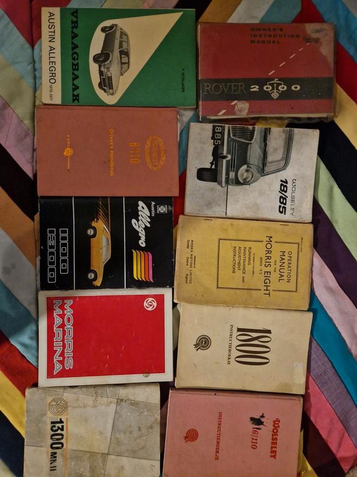 Oldtimer instructie boekjes en handleidingen, Auto diversen, Handleidingen en Instructieboekjes, Ophalen of Verzenden