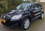Volkswagen Tiguan 2.0 TSI Sport&Style 4Motion 2009 AIRCO NAV, Stof, Gebruikt, Zwart, 4 cilinders