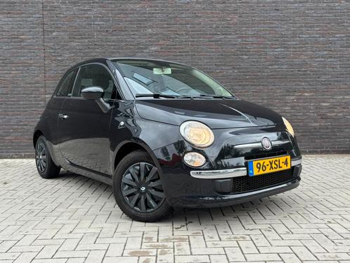 Fiat 500 0.8 C 2012 Zwart Airco elec ramen nieuw dak, Auto's, Fiat, Bedrijf, Airbags, Airconditioning, Alarm, Bluetooth, Elektrische ramen