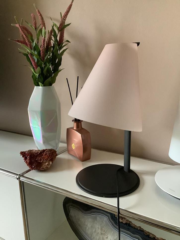 Leucos Micene glazen design tafellamp, Huis en Inrichting, Lampen | Tafellampen, Zo goed als nieuw, Minder dan 50 cm, Ophalen