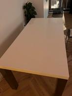 Eettafel rechthoekig Wit Hulshoff, Huis en Inrichting, 50 tot 100 cm, 150 tot 200 cm, Gebruikt, Rechthoekig