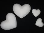 gipsen Hartje, klein & groot Hart beschilderbaar blanco gips, Ophalen of Verzenden, Nieuw, Materiaal