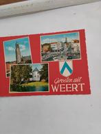 GROETEN UIT WEERT. 1969, Verzamelen, Ansichtkaarten | Nederland, Ophalen of Verzenden, 1960 tot 1980