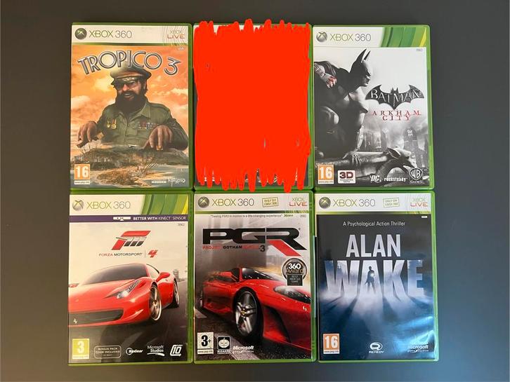 Xbox 360 games (Forza, Batman, Alan Wake, PGR3, +), Spelcomputers en Games, Games | Xbox 360, Zo goed als nieuw, Avontuur en Actie