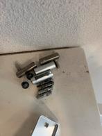 Glazen Binnendeur 78x200 inclusief klink en scharnieren, Doe-het-zelf en Verbouw, Deuren en Horren, Ophalen, Gebruikt, 80 tot 100 cm