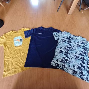 10 t-shirts maat 164  beschikbaar voor biedingen