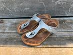 BIRKENSTOCK Gizeh slippers maat 35 zilver grijs, Meisje, Overige typen, Ophalen of Verzenden, Zo goed als nieuw