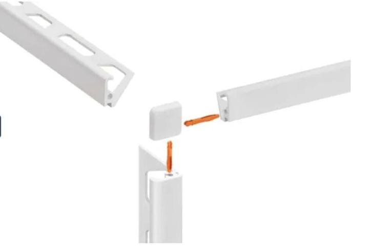 2 Buitenhoeken voor Schlütter Jolly AC J100MBW, Doe-het-zelf en Verbouw, Tegels, Nieuw, Overige typen, Overige materialen, Minder dan 20 cm