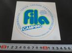 sticker Assen FILA Camping Vouwwagens tenten caravan, Ophalen, Zo goed als nieuw