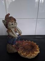 Woodland pixie theelichthouder zonnebloem, Ophalen of Verzenden, Zo goed als nieuw