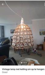 Vintage hanglamp handgemaakt, Ophalen of Verzenden, Gebruikt, Metaal, Vintage Retro