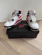 Nike Air Jordan  4 retro white/fire red-black Mt 43, Wit, Nike, Ophalen of Verzenden, Sneakers of Gympen