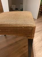 Verstelbare eettafel met 6 stoelen, Gebruikt, Bruin, Ophalen of Verzenden, Vijf, Zes of meer stoelen