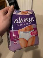 Always discreet maat L incontinentie materiaal, Diversen, Ophalen of Verzenden, Nieuw