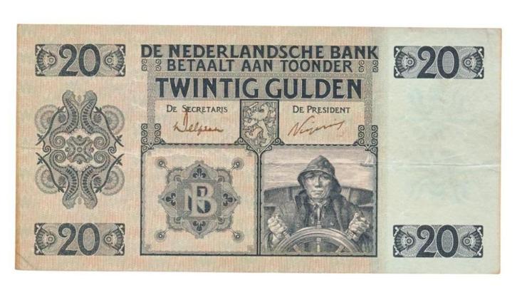 Nederland 20 Gulden 1926 Stuurman, Postzegels en Munten, Bankbiljetten | Nederland, Los biljet, Ophalen of Verzenden