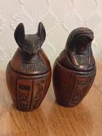2 Egyptische canopic potjes, Antiek en Kunst, Ophalen of Verzenden