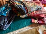 Zak met diverse lappen stof, Hobby en Vrije tijd, Stoffen en Lappen, Ophalen, Overige materialen, Gebruikt, Overige kleuren