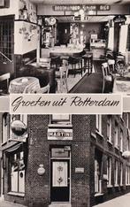 666R Rotterdam Hudsonstraat 309, Café Hudson Expres, 1957, Verzamelen, Ansichtkaarten | Nederland, Ophalen of Verzenden, 1940 tot 1960