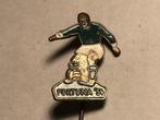 Metalen FORTUNA '54 VOETBALLER Voetbalclub Speld (Groen/Wit), Verzenden, Zo goed als nieuw, Sport, Speldje of Pin