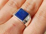 Vanoli 925 zilveren heren ring lapislazuli maat 17,75, Vanoli, Blauw, Amsterdam, Heer