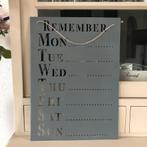 Magneetbord weekplanner, Ophalen of Verzenden, Zo goed als nieuw