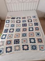 Handgemaakte plaid met granny squares, Ophalen of Verzenden, Gebruikt