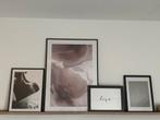 Desenio 4 posters inclusief lijsten (photowall), Ophalen, Zo goed als nieuw