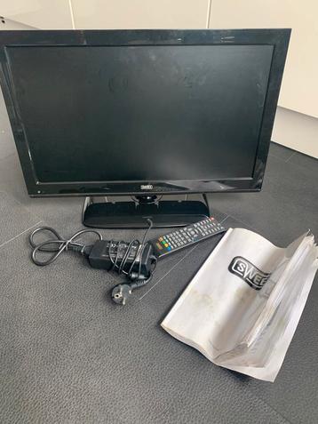 Sweex 22 inch TV met DVD 12 volt beschikbaar voor biedingen
