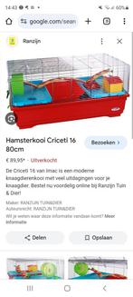 kooi 80cm inclusief inrichting, Kooi, Ophalen of Verzenden, 75 tot 110 cm, Zo goed als nieuw