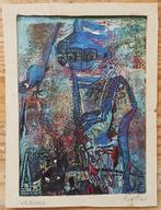 Abstract schilderijtje Verval H vd M 1963, Ophalen of Verzenden