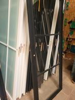 83x201,5cm binnendeur opdek rechts staallook zwart SL2, Ophalen, 80 tot 100 cm, ., Glas