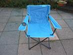 Mooie blauwe campingstoel in zeer goede staat, Ophalen of Verzenden, Zo goed als nieuw, Campingstoel