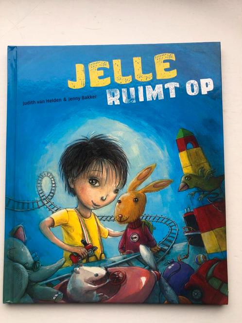 J. van Helden - Jelle ruimt op, Boeken, Prentenboeken en Plaatjesalbums, Zo goed als nieuw, Prentenboek, Ophalen of Verzenden