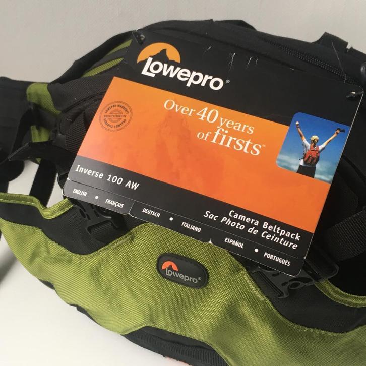 Lowepro Inverse 100 AW, Audio, Tv en Foto, Fotografie | Fototassen, Zo goed als nieuw, Heuptas, Lowepro, Ophalen