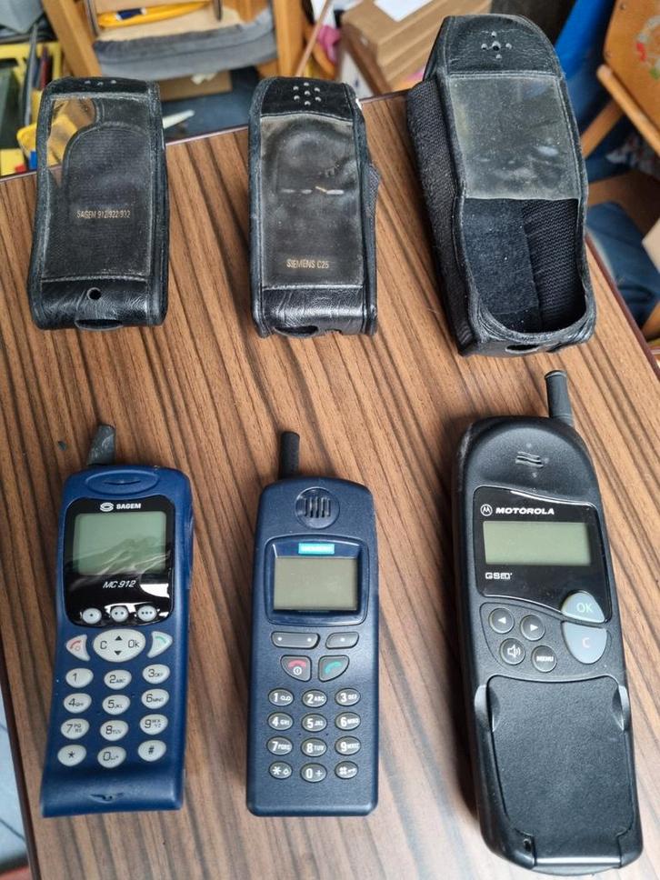 Oude GSM collectie: Motorola, Siemens, Sagem, Telecommunicatie, Mobiele telefoons | Toebehoren en Onderdelen, Niet werkend, Nokia