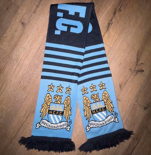 Voetbalsjaal Manchester City, Verzamelen, Sportartikelen en Voetbal, Zo goed als nieuw, Vaantje of Sjaal, Buitenlandse clubs, Ophalen of Verzenden