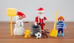 Playmobil Kerstman met sneeuwpop en jongen, Kinderen en Baby's, Speelgoed | Playmobil, Ophalen of Verzenden, Zo goed als nieuw