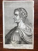 Prent Theodosius, den Keyser, Gebruikt, Voor 1940, Prent, Buitenland