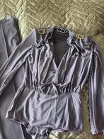 Pak Elisabetta franchi Mauve body en pantalon, Maat 38/40 (M), Zwart, Ophalen of Verzenden, Zo goed als nieuw