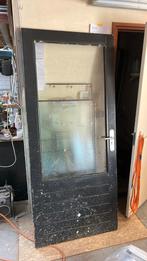 Houten stapeldeur, Doe-het-zelf en Verbouw, Deuren en Horren, Ophalen, Gebruikt, 80 tot 100 cm, Buitendeur
