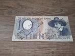 Vrijwel UNC biljet 10 gulden Staalmeester - buiten om. 1944, Postzegels en Munten, Bankbiljetten | Nederland, Ophalen of Verzenden