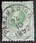 SURINAME - NvPH-nr. 9, Postzegels en Munten, Postzegels | Suriname, Verzenden, Gestempeld