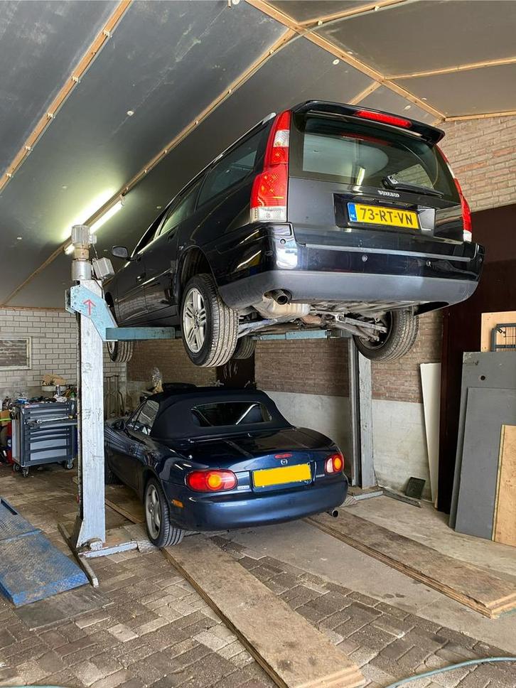 2 koloms hefbrug los staand op de grond!, Auto diversen, Autogereedschap, Gebruikt, Ophalen