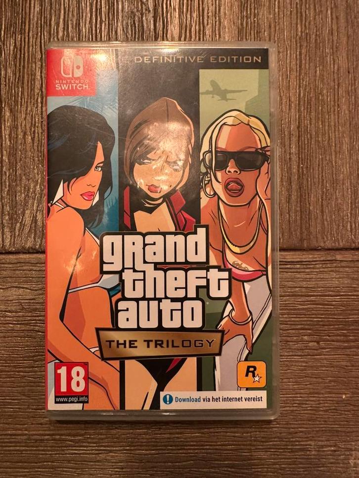 Grand theft auto the trilogy - Nintedo Switch, Spelcomputers en Games, Games | Nintendo Switch, Zo goed als nieuw, Avontuur en Actie