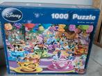 2 Disney puzzels 1000 stukjes: Theekopjes en Disneyland., Ophalen of Verzenden, 500 t/m 1500 stukjes, Zo goed als nieuw, Legpuzzel