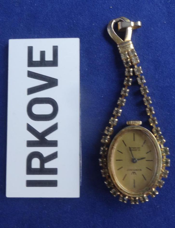 KETTING HORLOGE DAMES * Op B atterij *, Sieraden, Tassen en Uiterlijk, Horloges | Dames, Zo goed als nieuw, Overige merken, Overige materialen