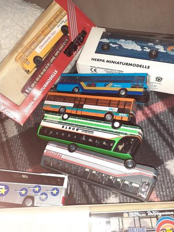 TE KOOP PARTIJ BUSSEN 1:87  19 STUKS  beschikbaar voor biedingen