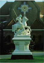 Eindhoven – Standbeeld St. Joris bij Pensionaat Eikenburg., Ophalen of Verzenden, 1980 tot heden, Ongelopen, Noord-Brabant